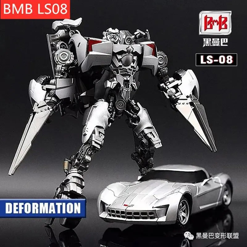 BMB LS08 LS-08 Sideswipe Horizontal Cannon Corvet Assassin G1 Model Action Figure Robot