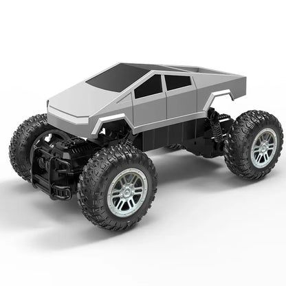 All-Terrain Metal Remote Control Rock Crawler - 1:18 Scale Monster Truck for Boys and Girls, 2.4 GHz Cyber RC Vehicle, 4WD Off-Road Pickup with Independent Suspension, Ideal for Ages 6+ - Traxxas Racing Compatible